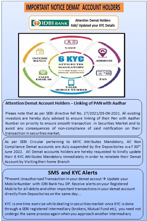 Attention Demat Account Holders