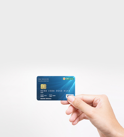 Siganture Debit Card Banner