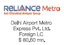 Reliance Metro